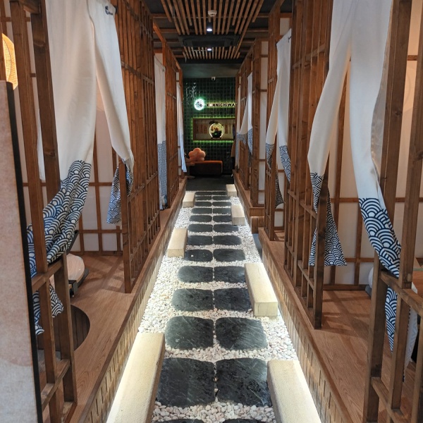 Dentro do Restaurante